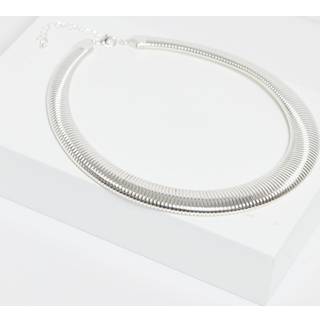Jon Richard Jon Richard Silver Tone Statement Omega Necklace