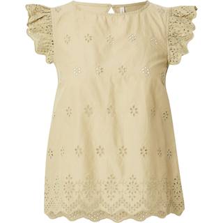 Onllou Life Emb S/S Open Back Top
