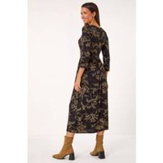 Roman Roman Paisley Pocket Stræk Midi Kjole