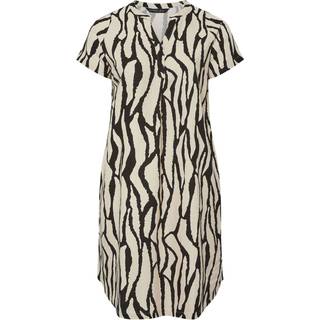 Evans Evans Linen Rich Dress