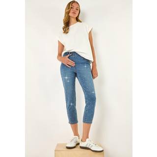 Roman Embellished Afkortet Stræk Jeans38