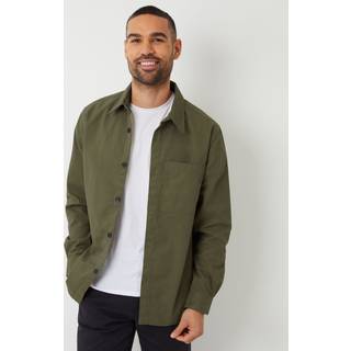 Threadbare Threadbare Khaki 100% Cotton Twill Shacket