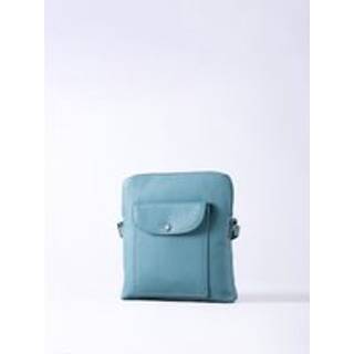 Lakeland Leather Lakeland Leather Blue Tirrill Cross-Body Bag