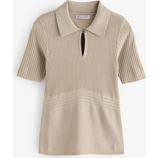 Guess Guess Flora Cut Out Kortærmet 100% Cotton Brown Polo-skjorter