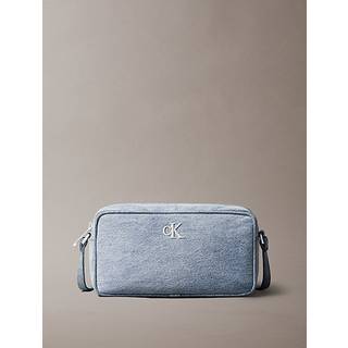 Denim Crossbody Camera Bag - Blue - One Size