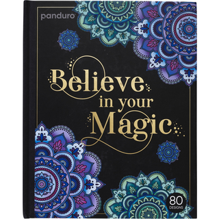 Malebog Believe in your magic, 20×25 cm, 40 ark/80 motiver