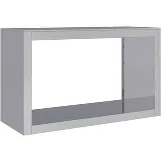 Brændestativ Stål Hvid - Galvaniseret stål/Grå / 100 x 40 x 60 cm