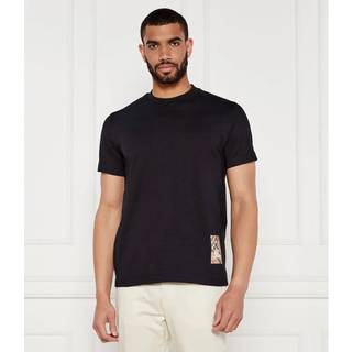 Burberry Burberry Check cotton T-shirt - black - IT 58