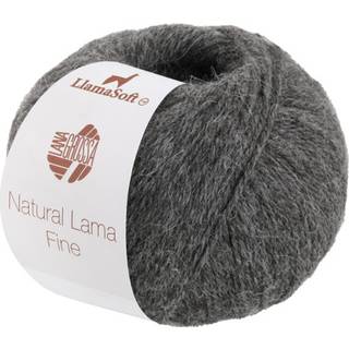 Lana Grossa Natural Lama Chunky 14 Gråbrun Indhold:100% baby lamauld Vægt/Længde: 50 g = ca. 70 meter Anbefalede pinde: 5.5-6 mm Strikkefasthed: 10 x 10 cm = 18 m x 23 p Vask:Håndvask / Tørres fladt.