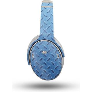 Glans glitter hovedtelefon hud kompatibel med Bose Quietcomfort hovedtelefoner (2023) - Blue Gridiron - Premium 3M Vinyl Protective Wrap Decal Co