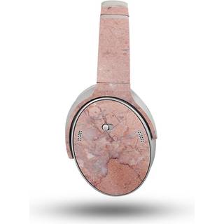 Glans glitter hovedtelefon hud kompatibel med Bose Quietcomfort hovedtelefoner (2023) - Pink Marble - Premium 3M Vinyl Protective Wrap Decal Cove