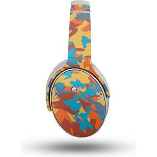 Hovedtelefon hud kompatibel med Bose Quietcomfort hovedtelefoner (2023) - Retro Camouflage - Premium 3M Vinyl Protective Wrap Decal Cover - Let a