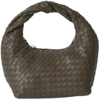 Gina Tricot-Braided handbag-håndtasker-Grønt-ONESIZE-Dame