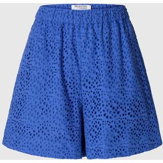 Broderie Anglaise Højtaljede Shorts