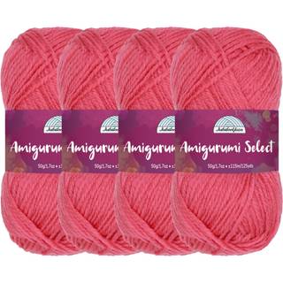 Jubileeyarn Amigurumi Select Yarn - Baby Acrylic - Hollyhock - 4 Skeins