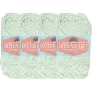 Jubileeyarn Cotton Select Yarn - Sport Weight - 50G/Skein - Green Mint - 4 Skeins