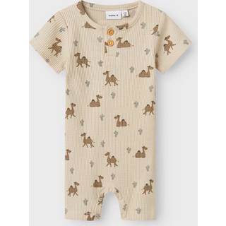 Name It Kortærmet Sunsuit Peyote Med Dromedarprint
