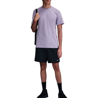 Nike Dri-FIT-fitness-T-shirt til mænd - lilla - M