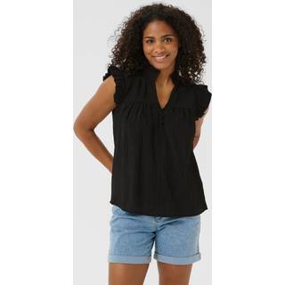 Kaffe KAliany Bluse - Sort - Str 40 - Damer