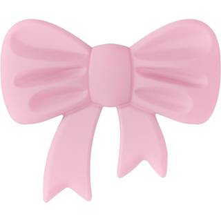 Pink Bow Silicone Sticker - Lyserød - Add QTY