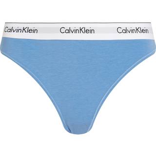 Plus Size Thong - Icon Cotton Modal - Blue - 3XL