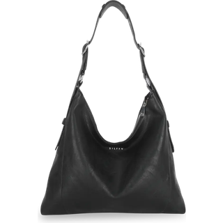 SILFEN Ellie Matte Sort skuldertaske (BLACK)