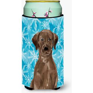 """"Caroline's Treasures Chokolade Labrador Vinter Dekorativ Kan Hugger Tall Multicolor""""