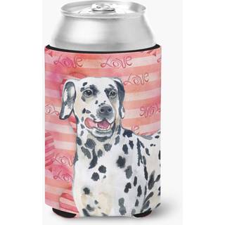 """" Caroline's Treasures Dalmatian Love Decorative Can Hugger Multicolor """"