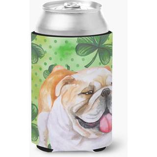 """" Caroline's Treasures English Bulldog St Patrick's Decorative kan Hugger Multicolor """"