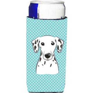 Checkerboard Blue Dalmatian Ultra Beverage Isulators til slanke dåser BB1148MUK