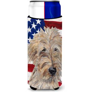 Goldenoodle USA American Flag Ultra Beverage Isulators til slanke d?ser