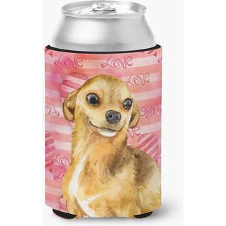 """" Caroline's Treasures Chihuahua Love Decorative Can Hugger Multicolor """"