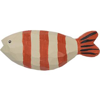 Harbour Hook - Fish Stripe - Baked Clay/Light Celedon