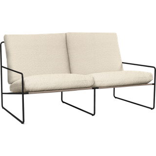Desert 2-seater - Black - Pure Bouclé - Off-White