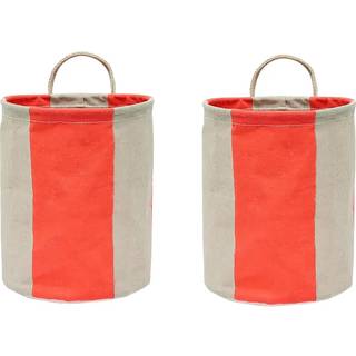 OYOY Kara opbevaringskurv small 22xØ18 cm 2-pak Cherry Red