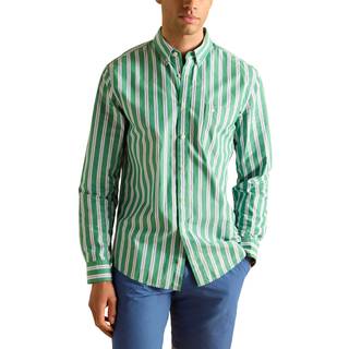 Joules Joules Poplin Blue Stripe Classic Fit Shirt