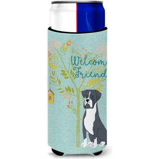 """"Caroline's Treasures Welcome Friends Black Boxer Dekorativ Can Hugger Multicolor""""