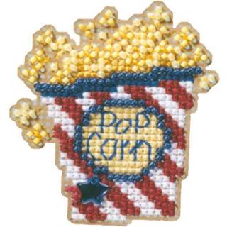 Popcorn Beaded Counted Cross Stitch Ornament Kit Mill Hill 2009 Spring Bouquet MH189103