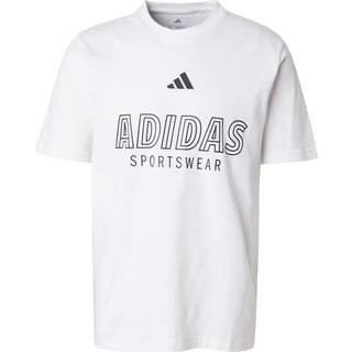 House of Tiro Linear Graphic T-Shirt - White - M