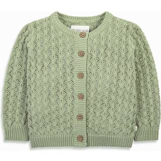 The Little Tailor The Little Tailor Baby 100% Cotton Scallop Design Pointelle Cardigan