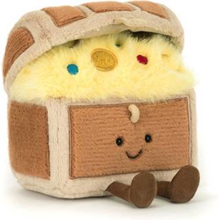Jellycat bamse Amuseables Treasure Chest skattekiste - 19 cm