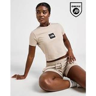 The North Face Box Graphic Slim T-Shirt, Beige - XS