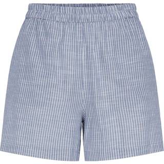 Pieces Shorts - Apia - Coronet Blue/Bright White