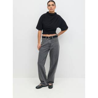 Gina Tricot-Drapy top-Toppe-Sort-L-Dame