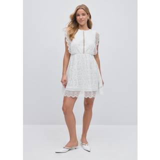 Gina Tricot-Lace dress-korte kjoler-Hvid-38-Dame