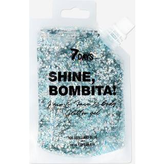 Shine Bombita Hår, ansigt & Body Glitter Gel fra 7DAYS - 905 Brilliant blue
