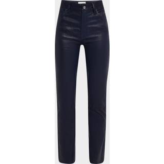Frame Reboot Crop leather bootcut pants - blue - 23