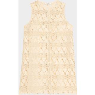 Frame The Deco lace minidress - beige - M