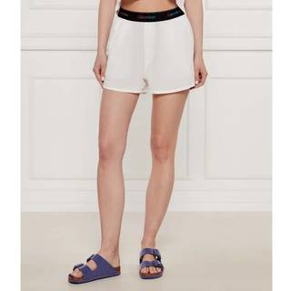 Cotton Poplin Pyjama Shorts - Pride - White - M