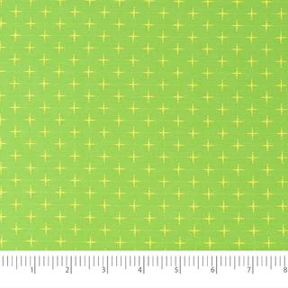 Singer stof 100% bomuldsbroderi stof sk?ret af g?rden gr?n